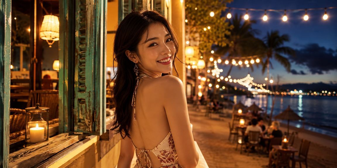 Không gian thư giãn tại Hội An, người dùng xem thông tin 8ket bên ly cà phê